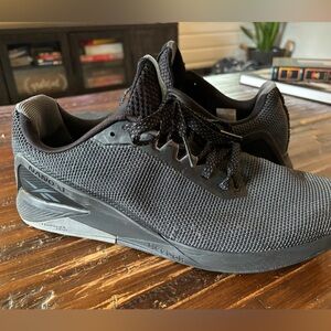 Men’s black Reebok Nano X1 training shoes size 12.5